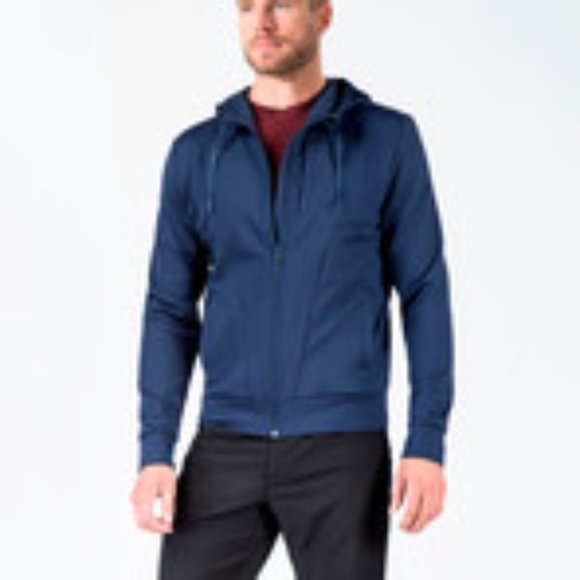 NWT MPG Alpha 2.0 Hoodie Navy Size M - Picture 1 of 6